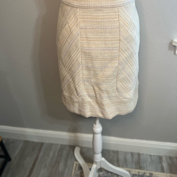 Brooks Brothers skirt suit woman 24
cream Silver Pink NWT Jacquard Cropped - Picture 13 of 16